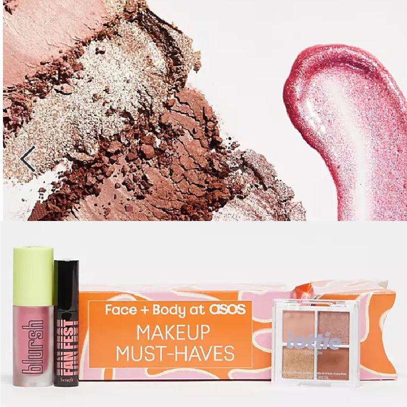 ASOS Makeup Must Haves Cracker gift best beauty stocking fillers under £20