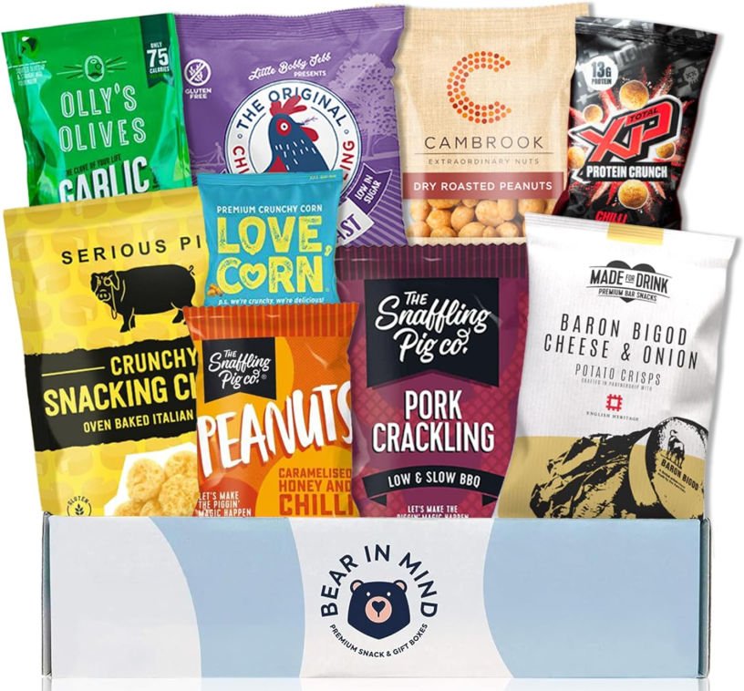 Bear in Mind bar snacks hamper