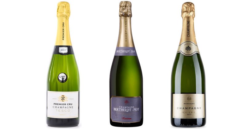 Best value UK supermarket champagne award winning cheap runners up