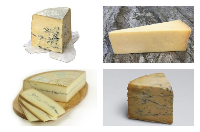 British Seasonal cheese in February UK and imported