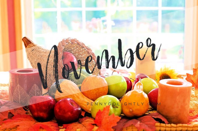 British seasonal food in November 2020 in season uk ingredients Penny Golightly