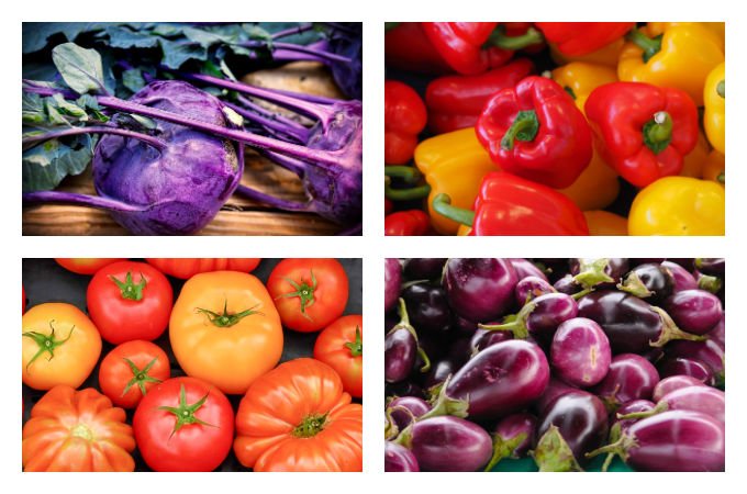 British seasonal food in September UK vegetables