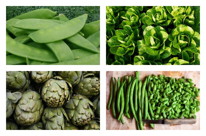 British seasonal veg in June UK vegetables in season