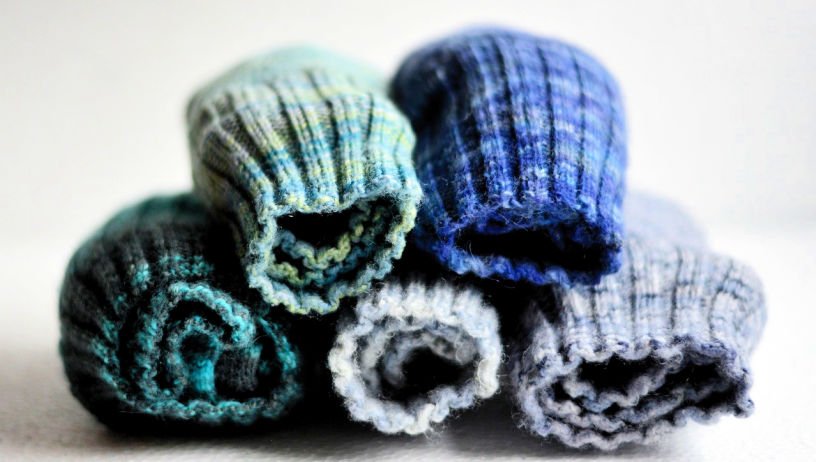 bundle of socks to declutter