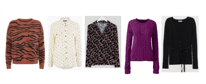 Capsule wardrobe 2019 Autumn Winter AW19 Penny Golightly tops