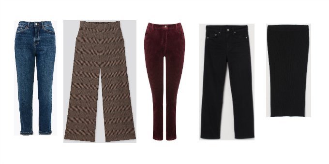 Capsule wardrobe Autumn Winter 2019 AW2019 AW19 Penny Golightly trousers skirts