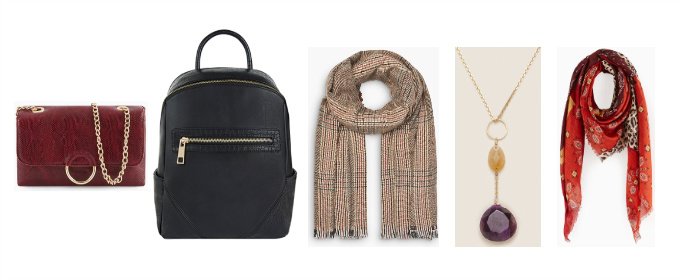 Capsule wardrobe Autumn Winter 2019 bags and accessories scarves jewellery AW19 AW2019 Penny Golightly