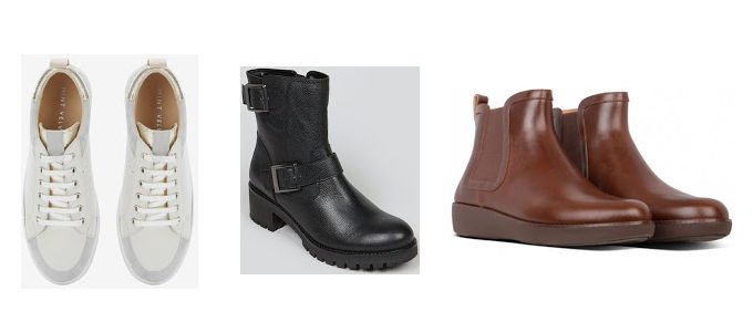 capsule wardrobe AW2020 AW 2020 shoes and boots trainers footwear