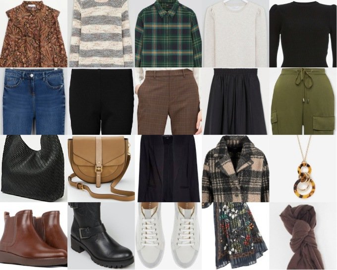 capsule wardrobe AW2020 Penny Golightly 20 piece collection