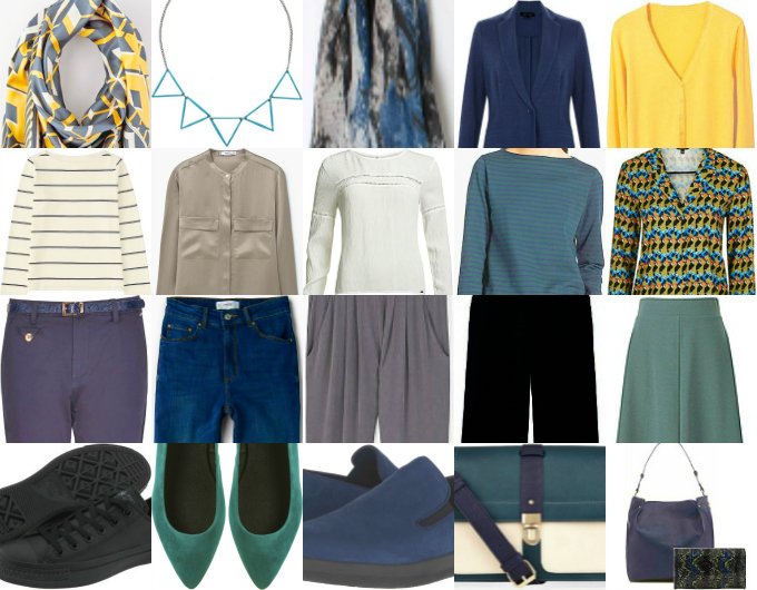 capsule wardrobe full mix and match Penny Golightly