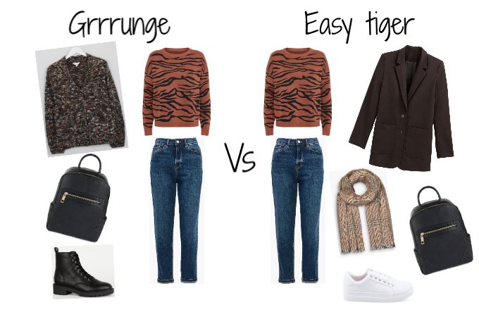 capsule wardrobe winter 2019 tiger top blue jeans