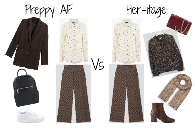capsule wardrobe winter 2019 white shirt check trouser