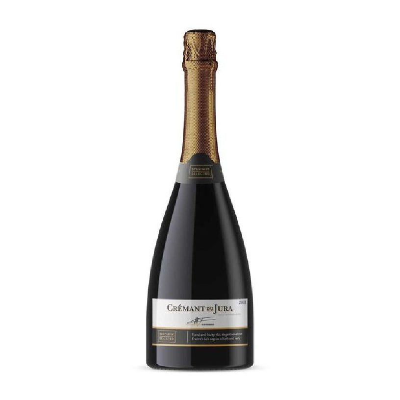 Cheap supermarket sparkling wine Aldi Specially Selected Brut Crémant du Jura