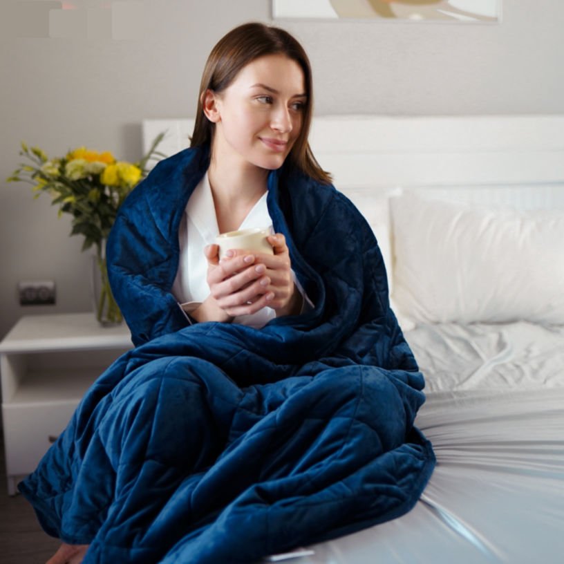 practical gifts idea weighted blanket by Kuddly