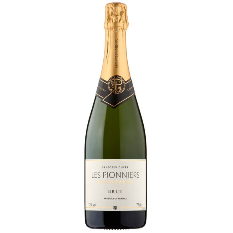 Co-op Les Pionniers champagne brut NV award winning and best value from a UK supermarket