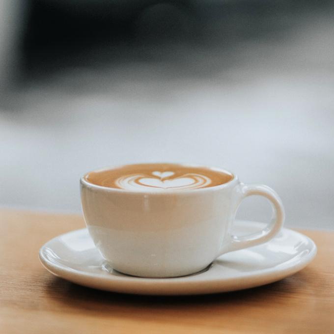 coffee in a cafe