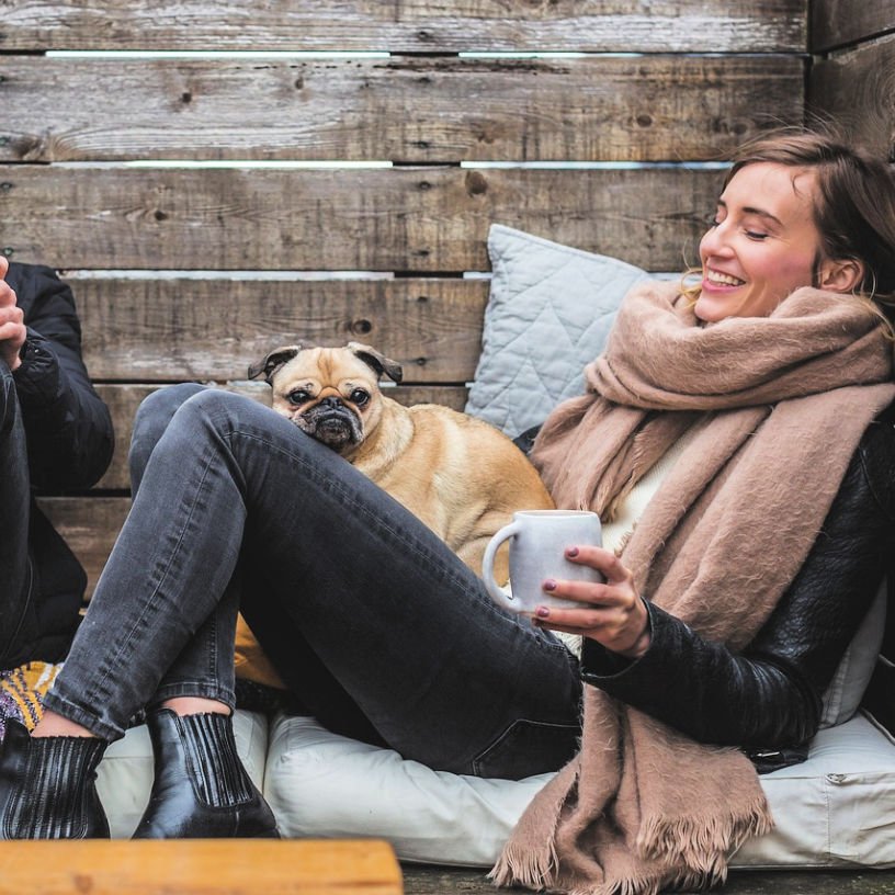 Comfort is key comfortable clothes and pets