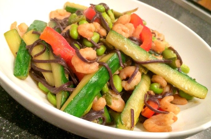 Empty the Freezer Challenge 2016 Week 2 prawn lemongrass stirfry