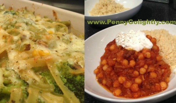 Empty the Store cupboard Week 3 Penny Golightly extra meals