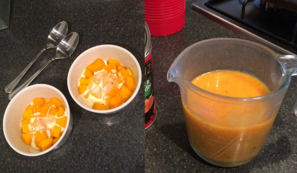 Empty the Storecupboard Challenge 2016 Week 2 Mango and Soup