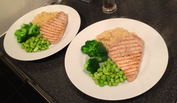 Empty the Storecupboard Challenge Herb cous cous with tuna