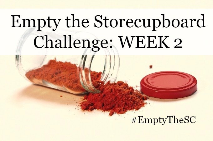 Empty the Storecupboard Challenge store cupboard food waste Penny Golightly Week 2 Two roundup