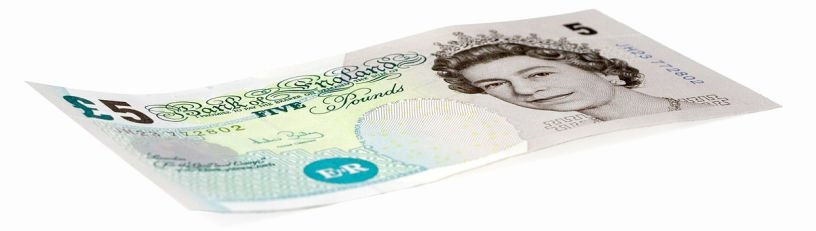 five pound note