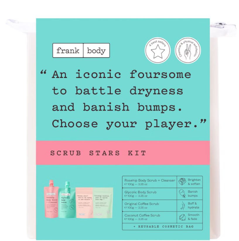 Frank Body Scrub stars
