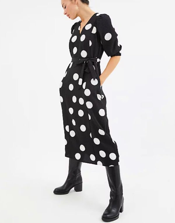 George black spot dress autumn fashion bargains