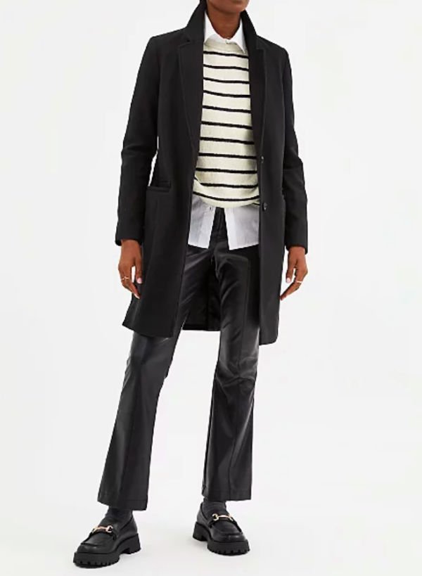 George black longline formal coat autumn fashion bargains