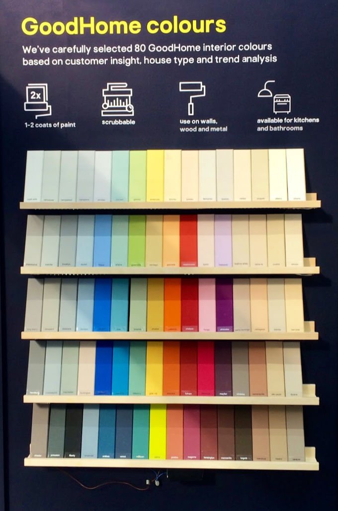 GoodHome paint selection