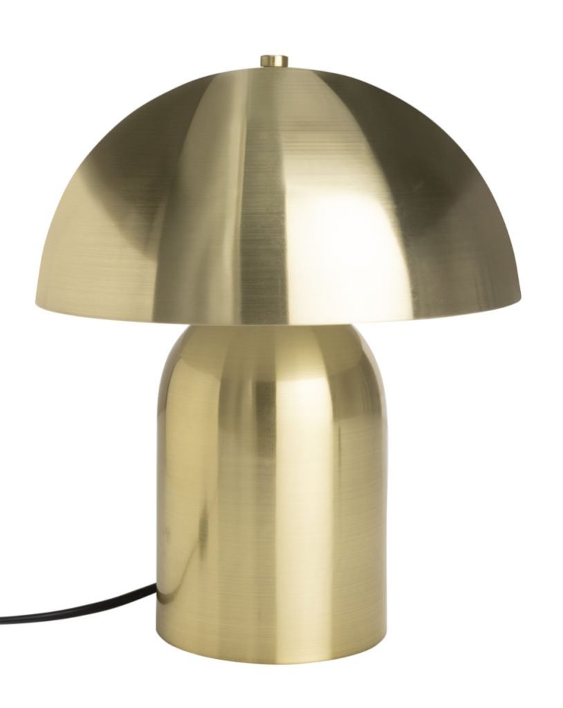 Habitat 1970s style mushroom table lamp 2023 decor trend