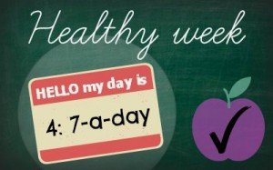 Healthy week fruit and vegetables 5 a day