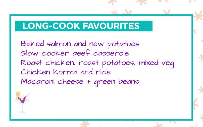 Household favourite meal ideas for a thrifty menu plan