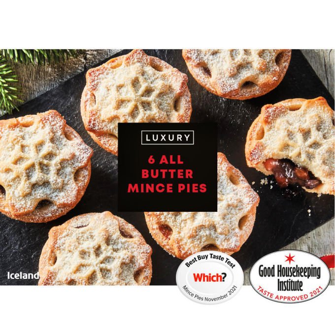 Iceland luxury all butter mince pies