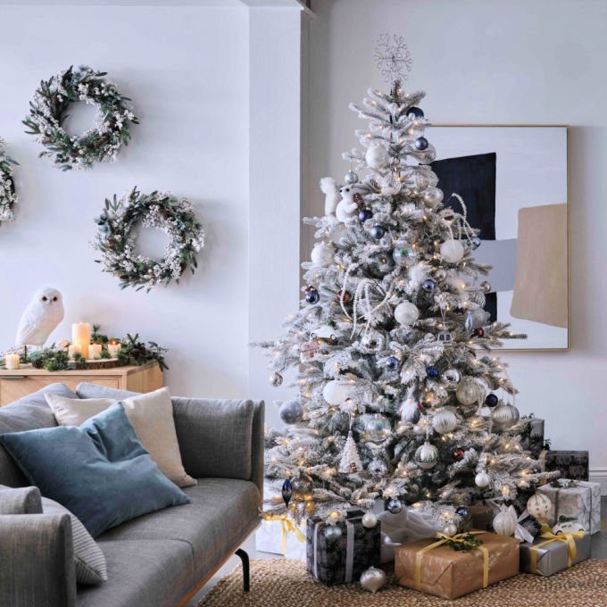 John Lewis Snow Mountain Christmas decorations