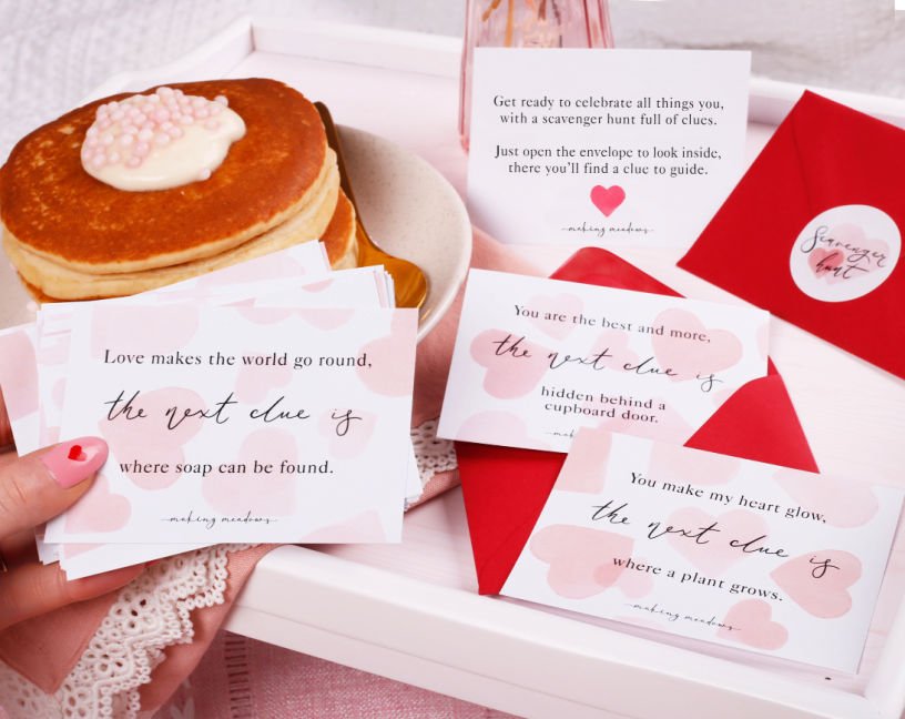 Love You Scavenger Hunt Kit NotHS cool valentines gifts that don't suck