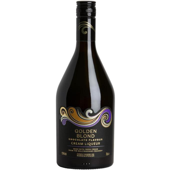 M and S Golden Blond Chocolate Flavour Cream Liqueur