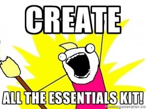 make a handbag travel essentials kit Jump Start