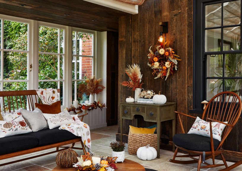 Matalan Autumn living room decor