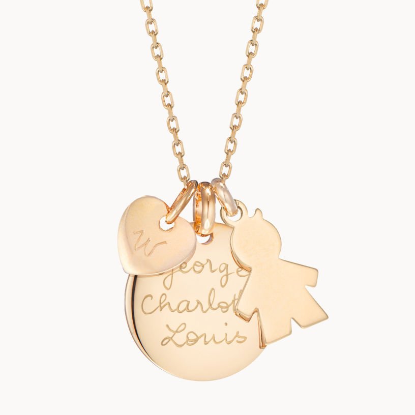 Merci Maman personalised duchess necklace