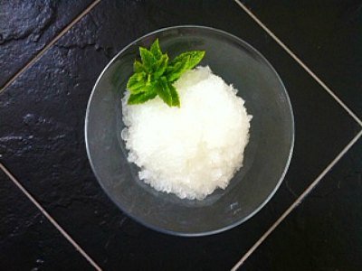 Quick mojito sorbet recipe