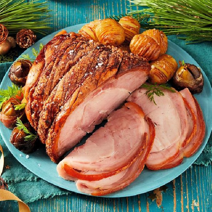 Morrisons crackling roast gammon joint