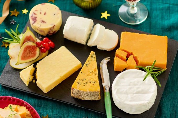 Morrisons slate cheese selection