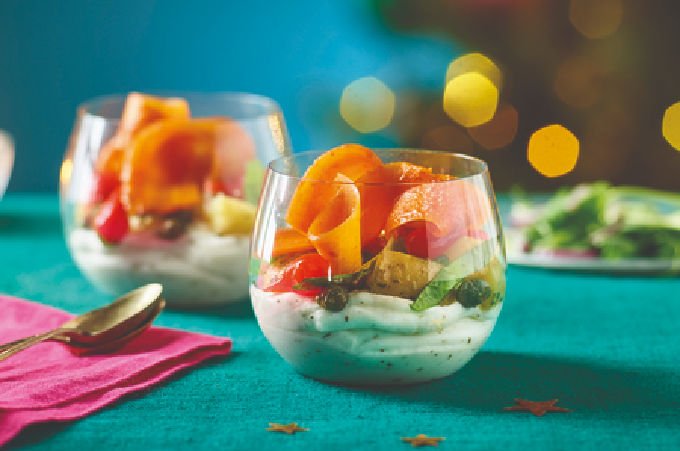 Morrisons vegan smoked salmon and cream cheese starter