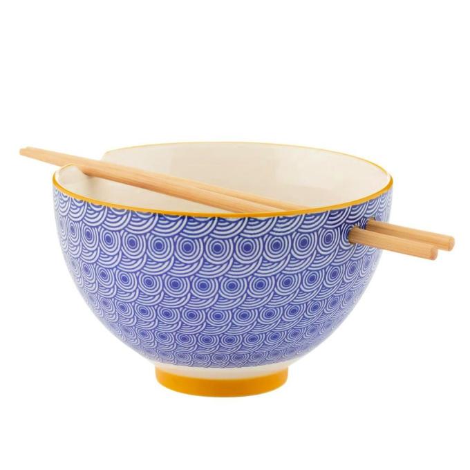 Noodle Bowl With Chopsticks