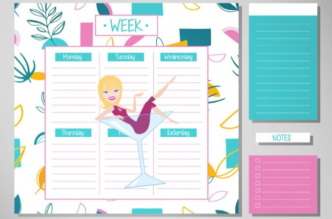Penny Golightly and the weekly planner