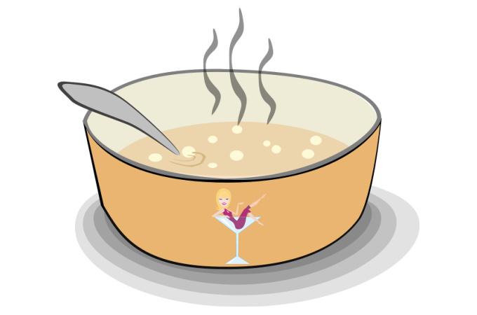 Penny Golightly makes a casserole