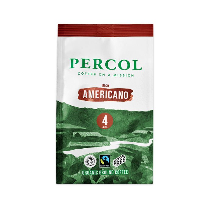 Percol plastic free coffee americano