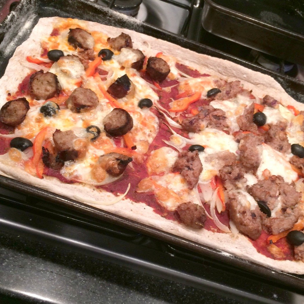 sausage pizza